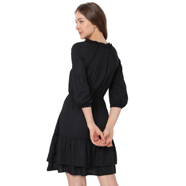 Women's Mini Viscose Shift Dress - Image 2