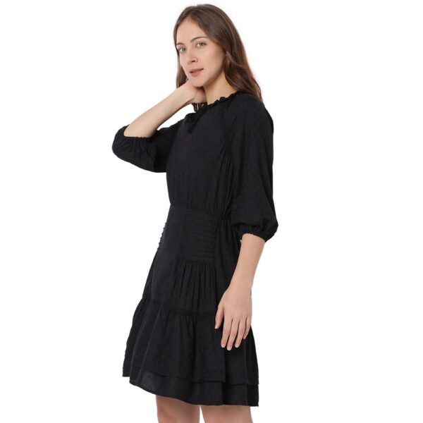 Women's Mini Viscose Shift Dress - Image 3