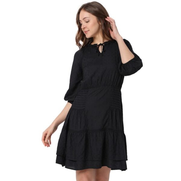 Women's Mini Viscose Shift Dress