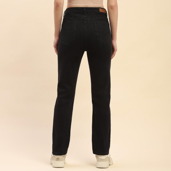 Camla Barcelona Embellished Black Straight Fit Jeans - Image 2