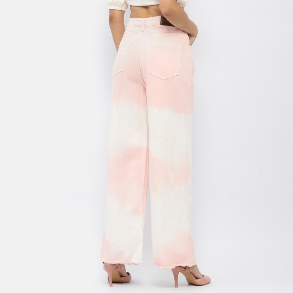 Tie-Dye Wide Leg Jeans - Image 7