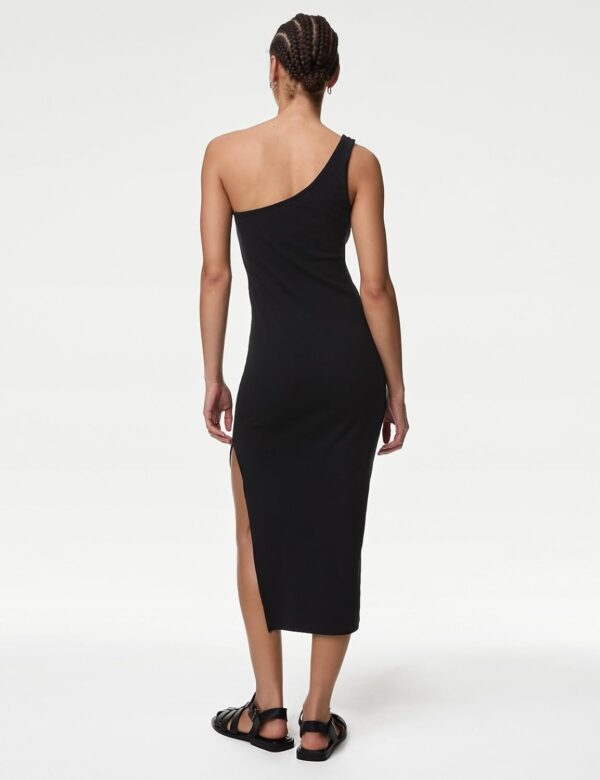 Women's Polyester Blend Modern Midi Dress - Image 3