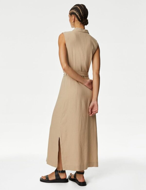 Women's Solid Midi Dress - Image 2