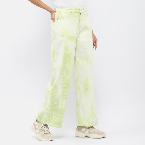 Tie-Dye Wide Leg Jeans - Image 3