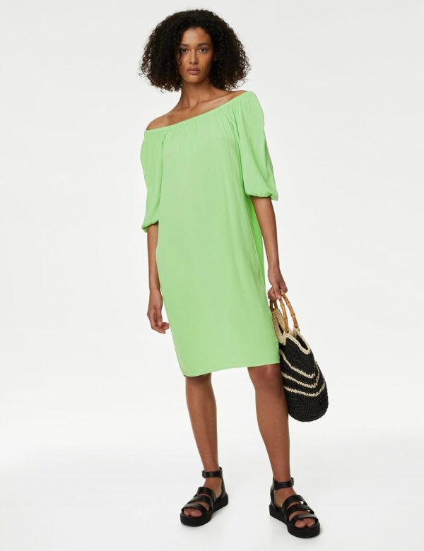 Women's Rayon Shift Standard Length Dress - Image 4