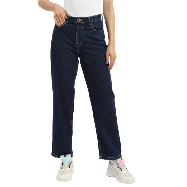 Mid RiseBlue Regular Jeans