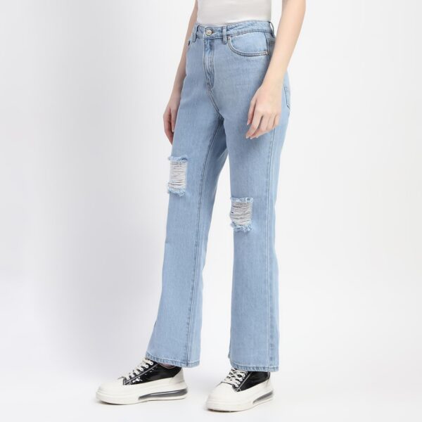 Ripped Flared Denim - Image 8