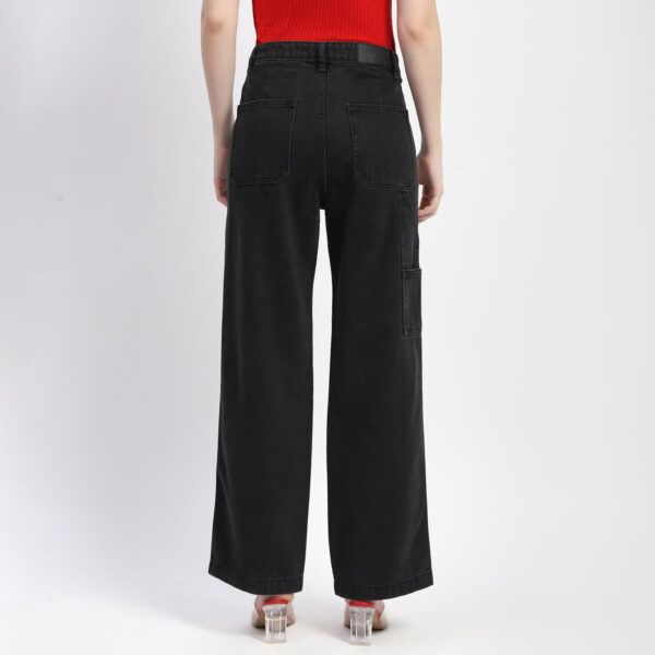 Slant Pocket Flared Denim - Image 7