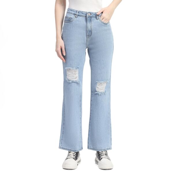 Ripped Flared Denim - Image 6