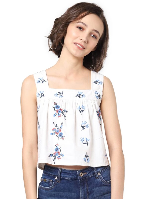 Women's Cotton Regular Fit Top - Image 2