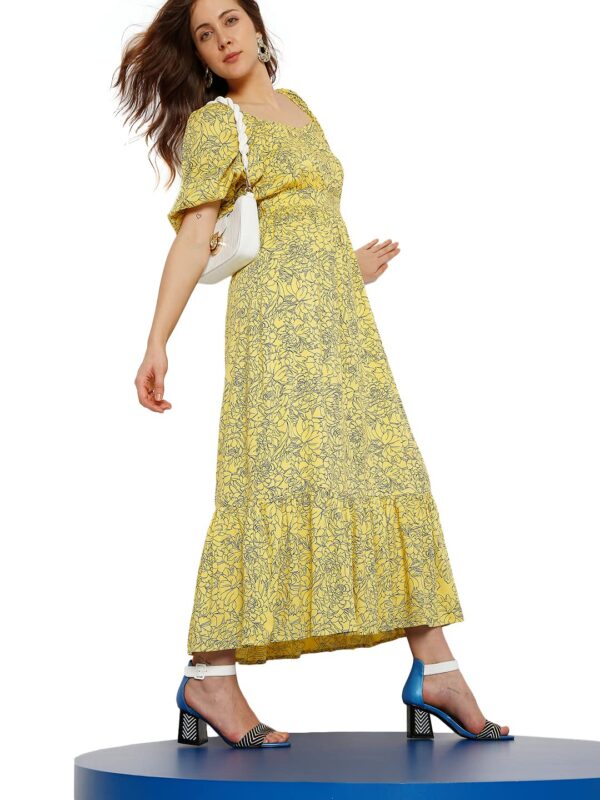 Women's Maxi Viscose A-Line Dress - Image 2