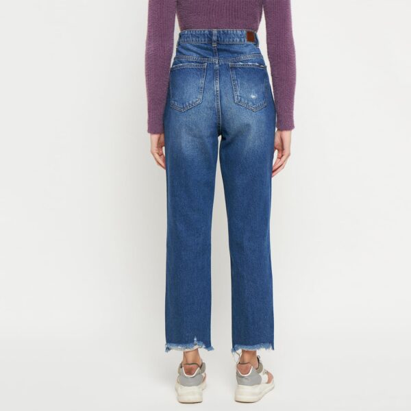 Women Solid Denim Jeans - Image 2