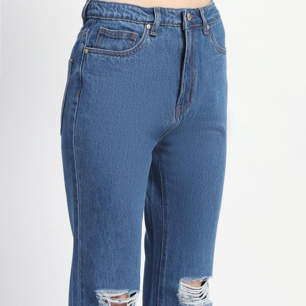 Ripped Flared Denim - Image 4