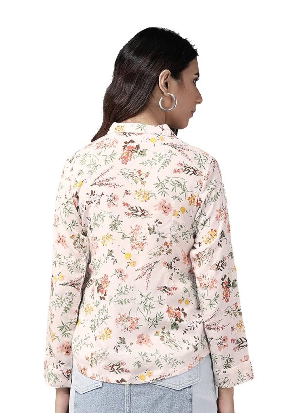 Women'S Rayon Floral Printed Straight Shirt For Women - Image 4