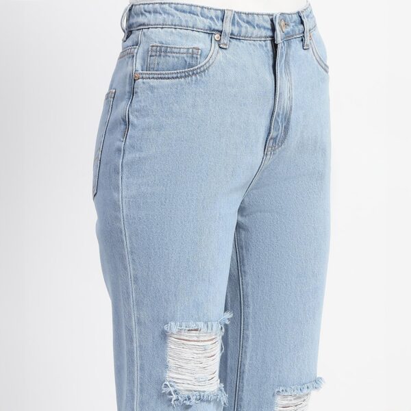 Ripped Flared Denim - Image 9