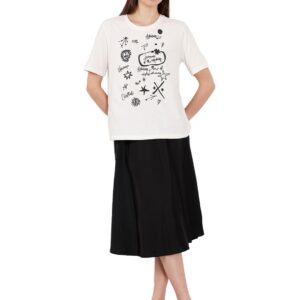 VERO Moda Women's Cartoon Regular Fit T-Shirt
