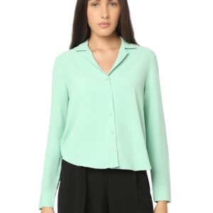 Women's Polyester Solid Regular Fit Shirt