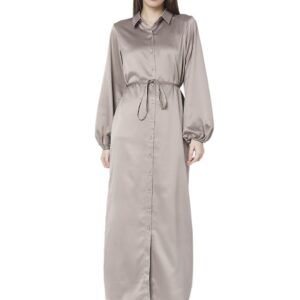 Women Polyester Embroided Maxi Dress