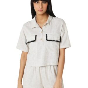 Women's Solid Regular Fit Shirt