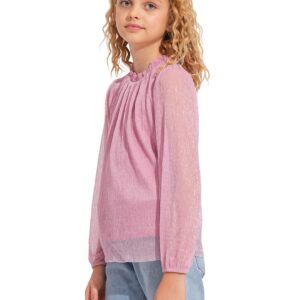 Girl's Solid Relaxed Fit T-Shirt
