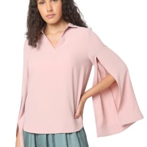 Women's Polyester Solid Regular Fit T-Shirt