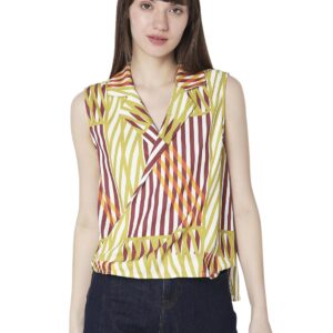 Women's Cotton Striped Regular Fit T-Shirt