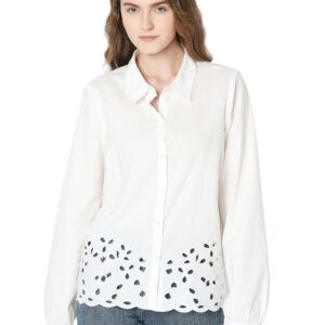 Women's Polyester Solid Regular Fit Shirt