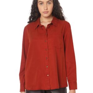 Women's Polyester Solid Regular Fit Shirt