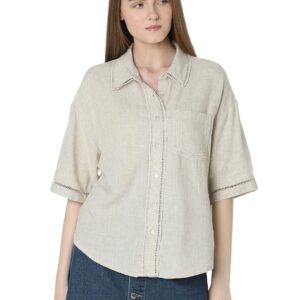 Women Opaque Printed Casual Shirt