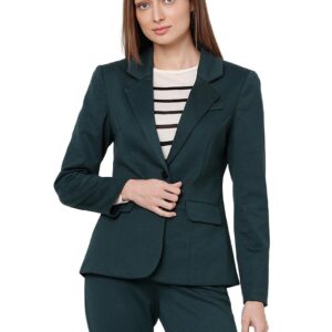 Notched Lapel Single-Breasted Blazer | Blazer for Women Formal Wear