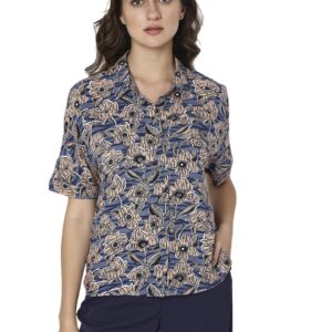 Women's Slim Fit Collar Neck Shirt