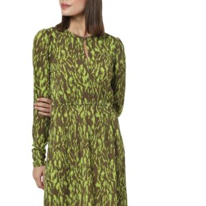 Women Fit and Flare Knee-Length Dress
