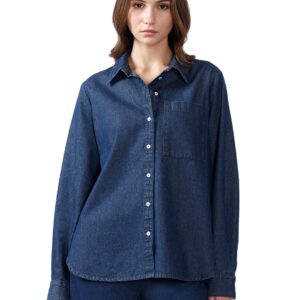 VERO Moda Women's Solid Regular Fit Shirt