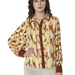 Women's Polyester Solid Regular Fit Shirt