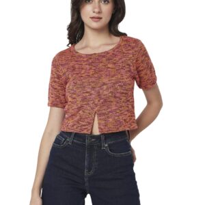 Women's Solid Regular Fit T-Shirt