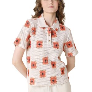 Women's Geometric Regular Fit Shirt
